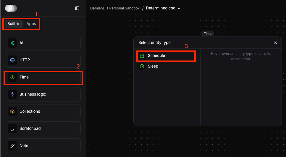 Adding blocks to the canvas